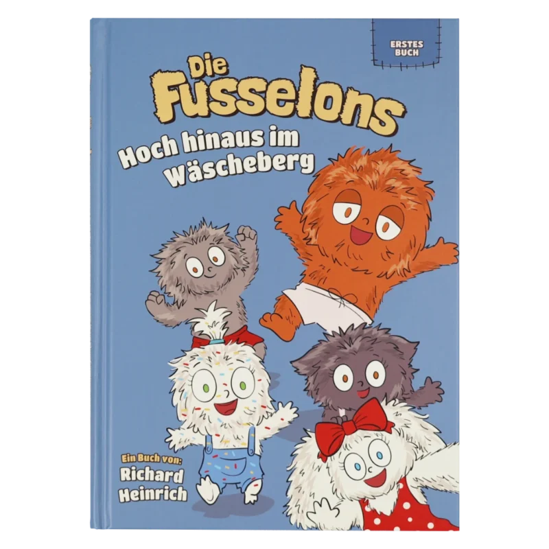 Buch Die Fusselons - Hoch hinaus im Wäscheberg als Vorderansicht