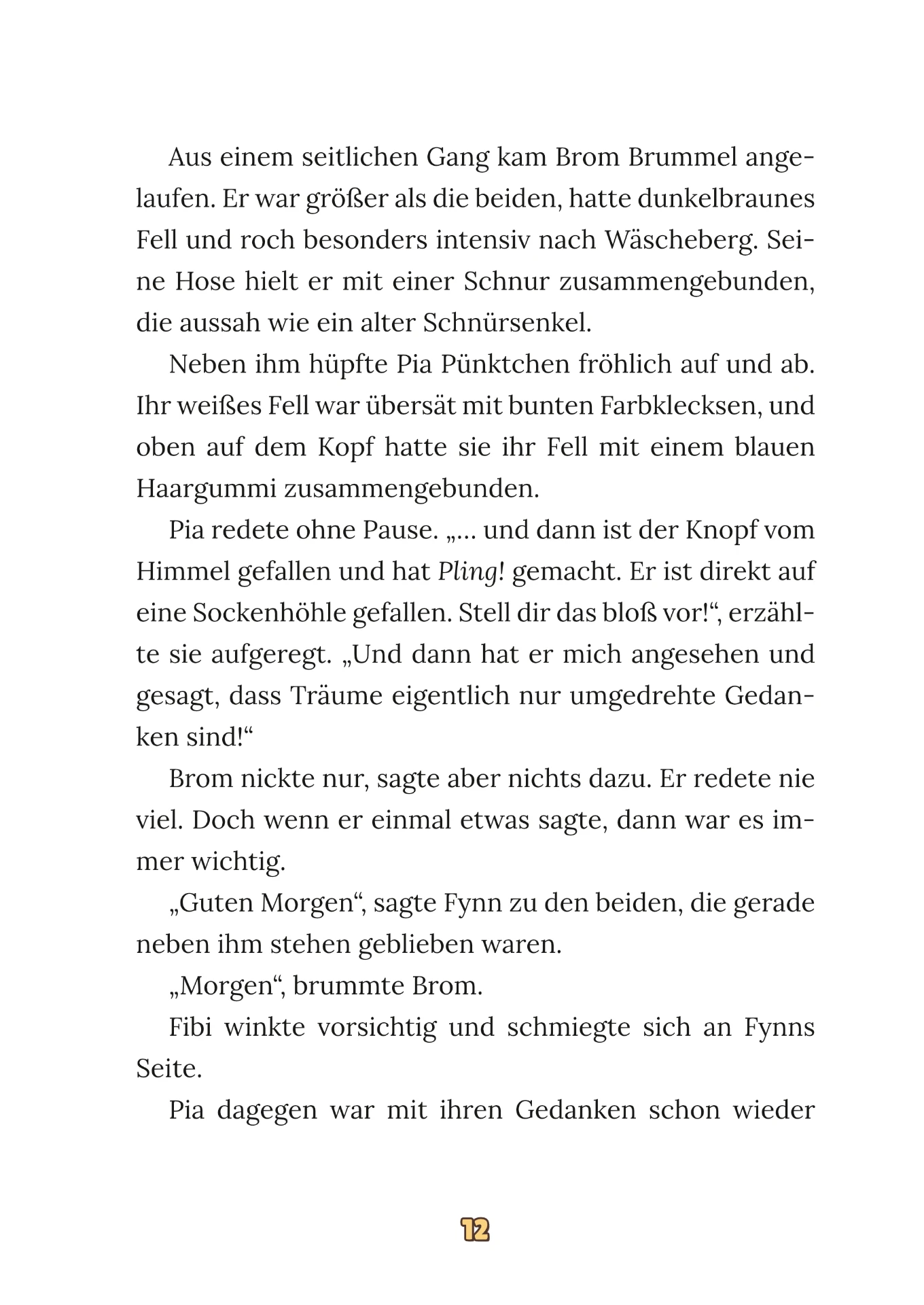 Leseprobe Seite 12 von Die Fusselons - Hoch hinaus im Wäscheberg